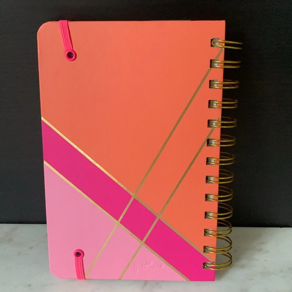 Hallmark Pink and Coral Spiral Notebook